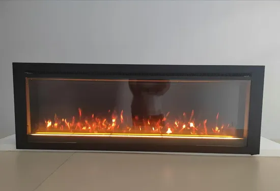 72 Inch Electric Fireplace with Mantle