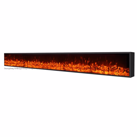 44/56/68/80inch Multi-Color Mobile Phone APP/Remote Control/Handset Wall Mount LED Light Electric Fireplace